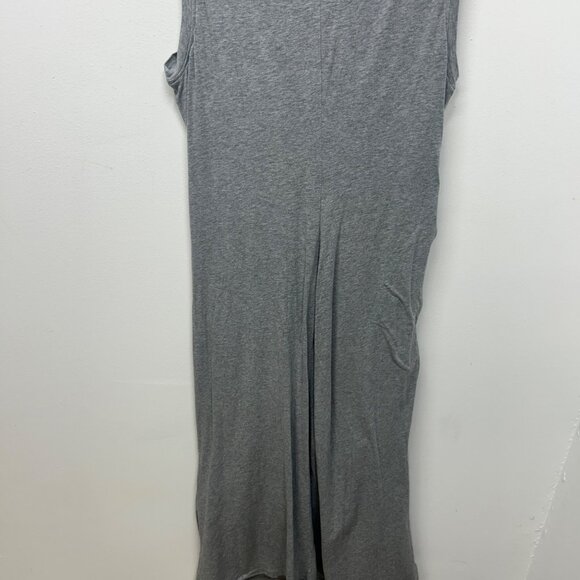 Cabi 5618 Breeze Dress gray maxi ruched small - Picture 9 of 11